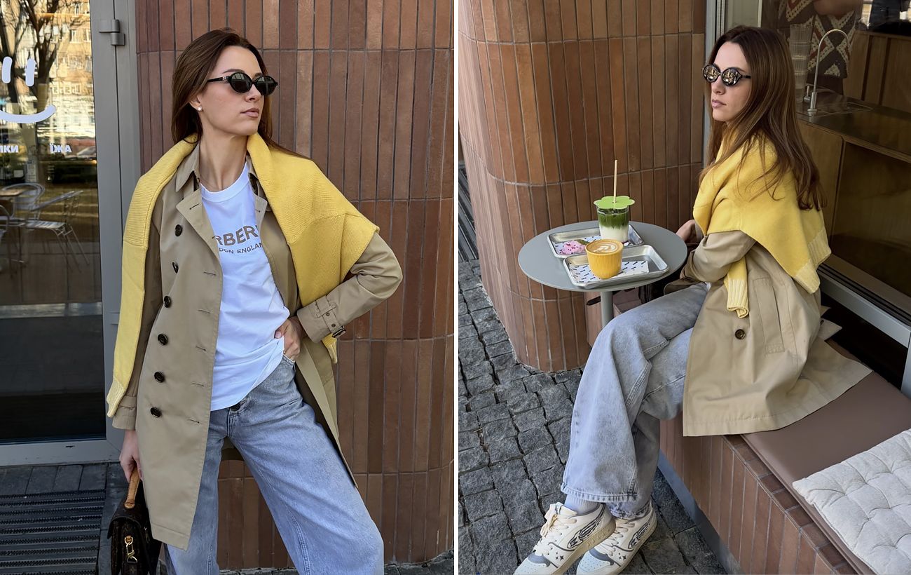 Як виглядати стильно у тренчі: дружина Решетніка показала модний трюк
