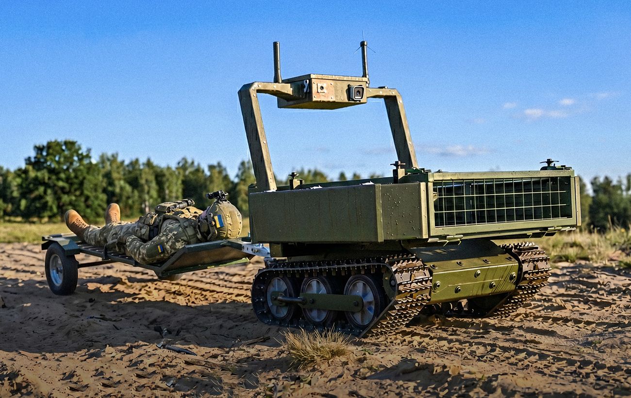 ЗСУ отримали новий наземний дрон Vepr для евакуації поранених (фото)